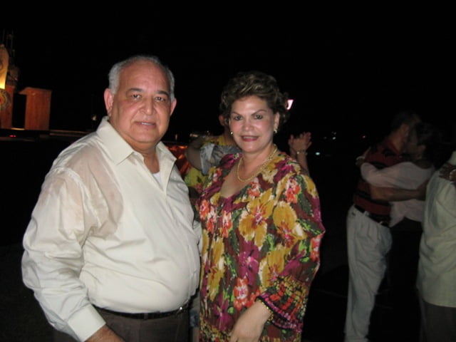 Otra pareja de granadinos que disfrutaron con la Sonora